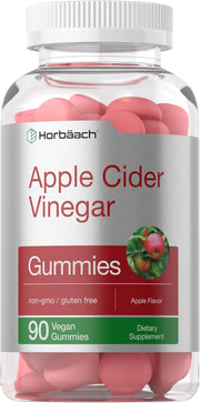 Horbäach_Vegan_Apple_Cider_Vinegar_Gummies_|_90_Count_|_ACV_Supplement_|_Apple_Flavor_|_Non-GMO,_Gluten_Free_Gummies_for_Adults