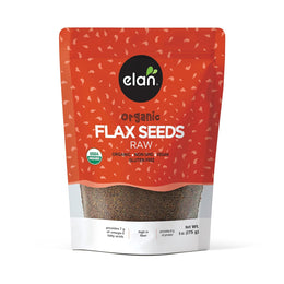 Elan_Organic_Flax_Seed,_9_oz,_Whole_Seeds,_Raw_Seeds,_Non-GMO,_Vegan,_Gluten-Free,_Kosher,_High_in_Fiber,_Gels_Easily