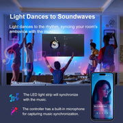 50FT/100FT/130FT/200_FT_Led_Lights_for_Bedroom,_Music_Synchronized_Smart_Led_Strip_Lights,_Ultra_Long_with_Remote_Application_Control_Bluetooth_LED_Lights,_Color_Change_RGB_Light