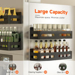 4_Pack_Magnetic_Spice_Rack_for_Refrigerator,_Spice_Rack_Organizer,_Moveable_Magnetic_Shelf_Fridge_Organizer_with_4_Hooks_for_Kitchen_and_Oven_Organization,_Black
