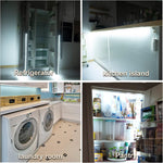 WOBANE_Motion_Sensor_Stair_Strip_Lights,Rechargeable_Motion_Activated_Closet_Light,Battery_Powered_LED_Strip,60_LEDs_Homelife_Bar_for_Bed,Pantry,Counter,Night_Light,Cabinet,6.56ft/16.4ft