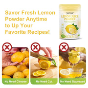 JAYUSS_Lemon_Juice_Powder_8.82_Ounce,_100%_Natural,_Freeze_Dried_Lemon_Juice,_No_Sugar_or_Additives,_Great_for_Drinks,_Smoothies,_and_Beverages_250g