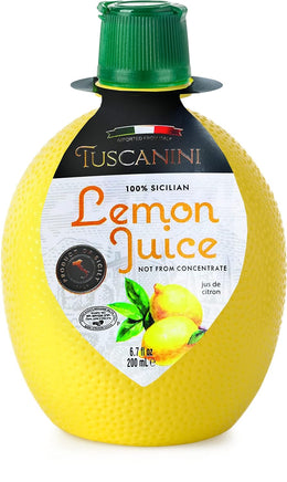 Tuscanini_100%_Sicilian_Lemon_Juice,_Not_from_Concentrate,_6.7oz_Lemon_Shaped_Convenient_Squeeze_Bottle_|_No_Water_Added_|_Product_of_Italy_|_Certified_Kosher_(Including_Passover)