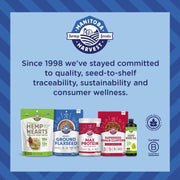 Manitoba_Harvest_Organic_Ground_Flaxseed,_3g_Plant_Based_Protein_and_4.5g_Omegas_3_&_6_per_15g_Serving_-_Perfect_for_Smoothies,_Yogurt_&_Cereal_-_Non-GMO,_Organic,_Vegan,_14oz_(Pack_of_1)