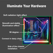 airgoo_Addressable_RGB_PC_LED_Strip,_AG-NEON-LS1_Diffused_Silicon_Rubber_Tube_Neon_Strip,_for_5V_3-pin_argb_Header_or_AG-DRGB16_SignalRGB_Controller(Not_Included),_Come_with_Magnetic_Brackets
