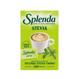 SPLENDA_Stevia_Zero_Calorie_Sweetener,_Sugar_Substitute_Packets,_200_Count_(Pack_of_1)