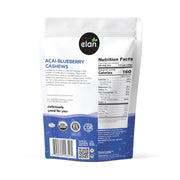 Elan_Organic_Acai_Blueberry_Cashews,_5.3_oz,_Non-GMO,_Vegan,_Gluten-Free,_Kosher,_Glazed_Nuts_(Roasted_Cashews,_Acai_Berry_Powder,_Blueberry_Juice_Powder),_Superfood_Infused_Nuts