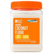 BetterBody_Foods_Organic_Coconut_Flour_2.25_Pound_Jar,_Gluten-Free_White_Flour_Alternative_with_a_Slight_Coconut_Taste_and_Aroma,_23%_Dietary_Fiber_per_Serving