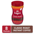 Folgers_Classic_Roast_Instant_Coffee,_8_Ounces