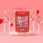 Fruidles_Lollipops_Mini_Red_Heart_Shaped_Strawberry_Flavored_Individually_Wrapped,_5g_30_Lollipops_Half-Pound