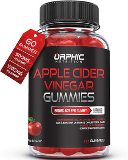 ORPHIC_NUTRITION_Apple_Cider_Vinegar_Gummies_with_Mother_-_1000_mg_-_Supplement_Formulated_to_Support_Weight_Loss_Efforts_&_Gut_Health*_-_Supports_Digestion,_Detox_&_Cleansing*_-_ACV_W/_B12_(60_pcs)