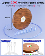 Puck_lights_with_remote,_2000mAh_rechargeable_cabinet_light,_Under_Cabinet_Lighting_Wireless,_Display_Cabinet,_Dimmable_Magnetic_Stick-On_Shelf_,_push_lights_battery_operated，(Wood_Color/Black,_3_Pcs)