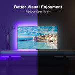LED_Lights_for_TV_65_Inch,_TV_Led_Backlight,9.8ft/10ft/12.5ft/15ft/16.4ft/20ft_Led_TV_Lights,_USB_Led_Strip_Lights_for_TV_with_Remote,_Room_Led_Lights_for_Bedroom_Bluetooth,_HDTV_Mood_Lighting,_Gaming_Room_Decor