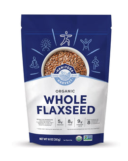 Manitoba_Harvest_Whole_Organic_Flaxseed,_5g_Plant_Based_Protein_and_9g_Omegas_3_&_6_per_30g_Serving_-_Perfect_for_Smoothies,_Yogurt_&_Cereal_-_Non-GMO,_Organic,_Vegan,_10oz_(Pack_of_1)