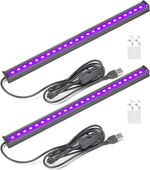 GREENIC_USB_Black_Light_Bar,_10W_1ft_Upgraded_UV_LED_Blacklight_Strip_Lights,_Small_Black_Lights_for_Glow_Party,_Posters,_Tapestry,_Room,_Bedroom_Decor,_Body_Paint,_Halloween_Decorations,_2_Pack