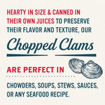 Snow's_Wild_Caught_Chopped_Clams_Canned,_6.5_oz_Can_-_5g_Protein_Per_Serving_-_Gluten_Free,_Keto_Friendly,_99%_Fat_Free