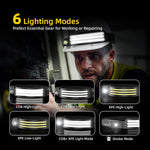 2PCS_Headlamp_Rechargeable,_Motion_Sensor_230°_COB_Head_Lamp,_Headlights_for_Forehead,_Hard_hat_Light_for_Adults,_LED_Headband_Flashlight_for_Work,_Hiking,_Running,_Camping_Essentials_Gear