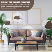 Yelanon_Felt_Furniture_Pads_-56_Pcs(1+2)”_Premium_Felt_Pads_for_Chair_Legs_Furniture,_Floor_Protectors_for_Hardwood_Floors,Brown