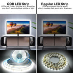 DAYBETTER_COB_LED_Strip,_16.4_ft_White_LED_Strip_Lights,_Dimmable_LED_Light_Strip_Bright_Daylight_White/Warm_White/Neutral_White,_24V,_1600LEDs,_2835_Flexible_LED_Tape_Light_for_TV,_Bedroom,_Kitchen_Cabinet,_Closet