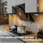 ILYXY_LED_Puck_Lights_with_Remote,_3_Pack/6_Pack_Under_Cabinet_Lighting,_Battery_Operated_Push_Light,_Dimmable_&_Color_Changing_Tap_Lights,_Stick-On,_Black/White