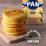 P.A.N._Yellow_Corn_Meal_–_Pre-cooked_Gluten_Free_and_Kosher_Flour_for_Arepas_(2.2_lb/Pack_of_1)