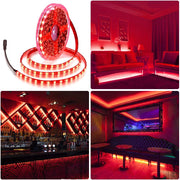 ALITOVE_16.4ft_5050_SMD_Red_LED_Flexible_Strip_Ribbon_Light_5M_300_LEDs_Waterproof_IP65_DC_12V_for_Home_Garden_Commercial_Area_Lighting,_Without_Power_Supply