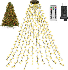 300_LED_Christmas_Tree_Lights_with_Remote,_8_Lights_Modes_with_Timer&_Memory_Function,_Warm_White_Christmas_Lights_Waterproof_for_Outdoor_Indoor_Christmas_Decorations
