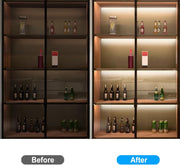 JUSJUBR_LED_Lights_for_Shelves,_6_PCS_20_Inch_Dimmable_Flexible_COB_LED_Strip_Lights_for_Cabinet,_Display_Case,_Bookshelf,_Kitchen,_Wardrobe_and_Closet,_Under_Cabinet_Lighting_Cold_White_6000K