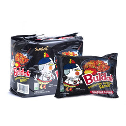 Samyang_Buldak_Hot_Chicken_Spicy_Ramen_Korea_Instant_Packaged_Noodles,4.94_oz,Original,5_Pack