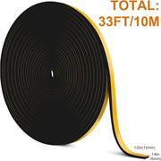 33Ft_Door_Weather_Stripping,_(1/2in_x_1/4in),_Strong_Adhesive,_Sound_Proof,_Door_Insulation,_Weatherproof_Foam_Tape_for_Doors,_Weatherstripping_for_Doors_Frames,_Windows