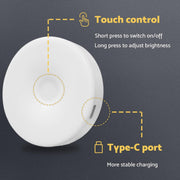 Rechargeable_Puck_Lights_2_Pack,_Magnetic_Tap_Light_1000mAh_Battery_Powered,_Warm_Yellow/Cool_White,_Dimmable_Touch_Light_Stick_on_for_Closet,_Locker,_Cabinet,_Bedside,_Kitchen