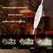 Allball_Merry_Christmas_Neon_Signs_for_Wall_Decor,_LED_Santa_Hat_Neon_Light_USB_Powered,_for_Christmas_Party_Gift_Birthday_Party_Bar_Living_Room_Bedroom_Children'S_Room_Wall_Decor(16.8_*_8.2_In)