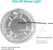 2/4/5_Pack_RV_LED_Ceiling_Puck_Light_RV_Boat_Interior_Light_DC_12V_Surface_Mount_Ceiling_Dome_Light,_4.5W_Panel_Downlight_for_Camper_Van_Travel_Trailer_Motorhome(Cool_White/Warm_White)