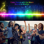 HEDYNSHINE_20ft/150ft_LED_Strip_Lights,RGB_Color_Changing_by_40key_Remote_and_Phone,_LED_Strip_Lights_Music_Sync,Smart_LED_Strip_Lights_for_Bedroom