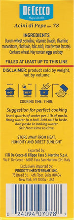 De_Cecco_Acini_Di_Pepe_No._78_Pasta,_16_Oz,_Authentic,_Slow_Dried,_Made_with_Semolina_and_Durum_Wheat,_Versatile_Pasta_for_Sauces_&_Recipes,_Made_in_Italy