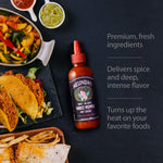 Melinda’s_Ghost_Pepper_Hot_Sauce_-_Gourmet_Extra_Spicy_Hot_Sauce_-_Made_with_Fresh_Ingredients,_Ghost_Peppers_(Bhut_Jolokia),_Habanero_Pepper,_Carrot,_Garlic,_Lime_Juice_-_10oz_Squeeze,_1_Pack