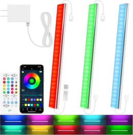 3/6_Pcs_RGB_Under_Cabinet_Lights_Kit,_Smart_App_and_Remote_Control_Under_Cabinet_Lighting,_Dimmable_Under_Counter_Lights_for_Kitchen,_Plug_in_LED_Lights_Bar_for_Cabinet,_Counter,_Workbench,_Desk