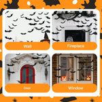 152_Pcs_Black_Bats_Big_Sizes_Halloween_Scary_Bats_for_Home_Window,Room_Decor_DIY_Halloween_Party_Supplies