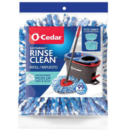 O-Cedar_EasyWring_RinseClean_Spin_Mop_Microfiber_Refill,_1-Pack,_Blue_Cleaning_Cotton_Absorbent_Cleaner_Microfibre_Traditional