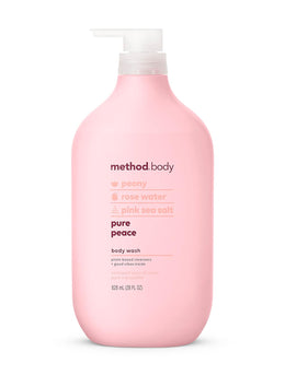 Method_Body_Wash,_Pure_Peace,_Paraben_and_Phthalate_Free,_Biodegradable_Formula,_28_oz_,_Pack_of_1_Body_Care_Fragrance_Soap_Blend_Gel_Radiant_Comfort_Cleanser_Cleansing_Scented