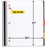 Five_Star_Spiral_Notebook_+_Study_App,_5_Subject,_College_Ruled_Paper,_Advance_Notebook_with_Spiral_Guard,_Movable_Tabbed_Dividers_and_Expanding_Pockets,_8-1/2
