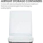 Vtopmart_Large_Food_Storage_Containers_5.2L_/_176oz,_4_Pieces_BPA_Free_Plastic_Airtight_Canisters_for_Flour,_Sugar,_Baking_Supplies,_Rice_with_Lids,_4_Measuring_Cups_and_24_Labels,_Black_Kitchen_Set_Utensils
