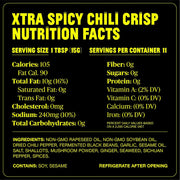 Xtra_Spicy_Chili_Crisp,_Hot_Savory_Tingly_Crunchy_Chili_Oil_Sauce_w_Sichuan_Pepper,_Good_on_Everything_Hot_Sauce,_All-Natural_and_Vegan,_Made_with_Extra_Hot_Chilis