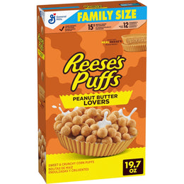 REESE'S_PUFFS_Peanut_Butter_Lovers_Breakfast_Cereal,_Made_with_Whole_Grain_and_Real_REESE'S_Peanut_Butter,_Family_Size,_19.7_oz