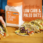 BetterBody_Foods_Organic_Coconut_Flour_2.25_Pound_Jar,_Gluten-Free_White_Flour_Alternative_with_a_Slight_Coconut_Taste_and_Aroma,_23%_Dietary_Fiber_per_Serving