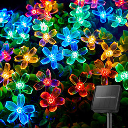 Brightown_60_LED_Flower_Solar_String_Lights_Outdoor_Waterproof_Fairy_Lights_for_Garden_Yard_Fence_Patio_Christmas_Tree_Wedding_Party_Decor,_Multicolor