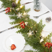 6FT_Christmas_Garland_with_Lights_Battery_Operated_Lighted_Christmas_Garland_with_Pine_Cones_Red_Beries,Twinkle_Snowflake&_Tree_Mixed_LED_Lights_Mantle_Xmas_Christmas_Decoration_Indoor_Outdoor