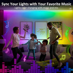 3/6_Pcs_RGB_Under_Cabinet_Lights_Kit,_Smart_App_and_Remote_Control_Under_Cabinet_Lighting,_Dimmable_Under_Counter_Lights_for_Kitchen,_Plug_in_LED_Lights_Bar_for_Cabinet,_Counter,_Workbench,_Desk