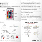 3.3FT/6.6_ft_Battery_Powered_LED_Strip_Lights,_Flexible_Color_Changing_RGB_LED_Light_Strip,_TV_Backlight_Background_Lighting