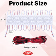 60_LED/120_Led_Van_Interior_Light_Kits,_12V_Led_Light_Strip,_Cargo_Van_Accessories,_Ceiling_Work_Lights_Kit,_Enclosed_Trailer_Lights_for_Truck_Vans_RV_Boats_Caravans,_20_Modules/40_Modules(White)